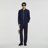 Joker Zip Shirt Zipped Shirt Navy Blue