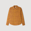 Thread Shirt Shirt with velvet flocking Mustard