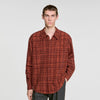 Thread Shirt Shirt with velvet flocking Burnt Orange