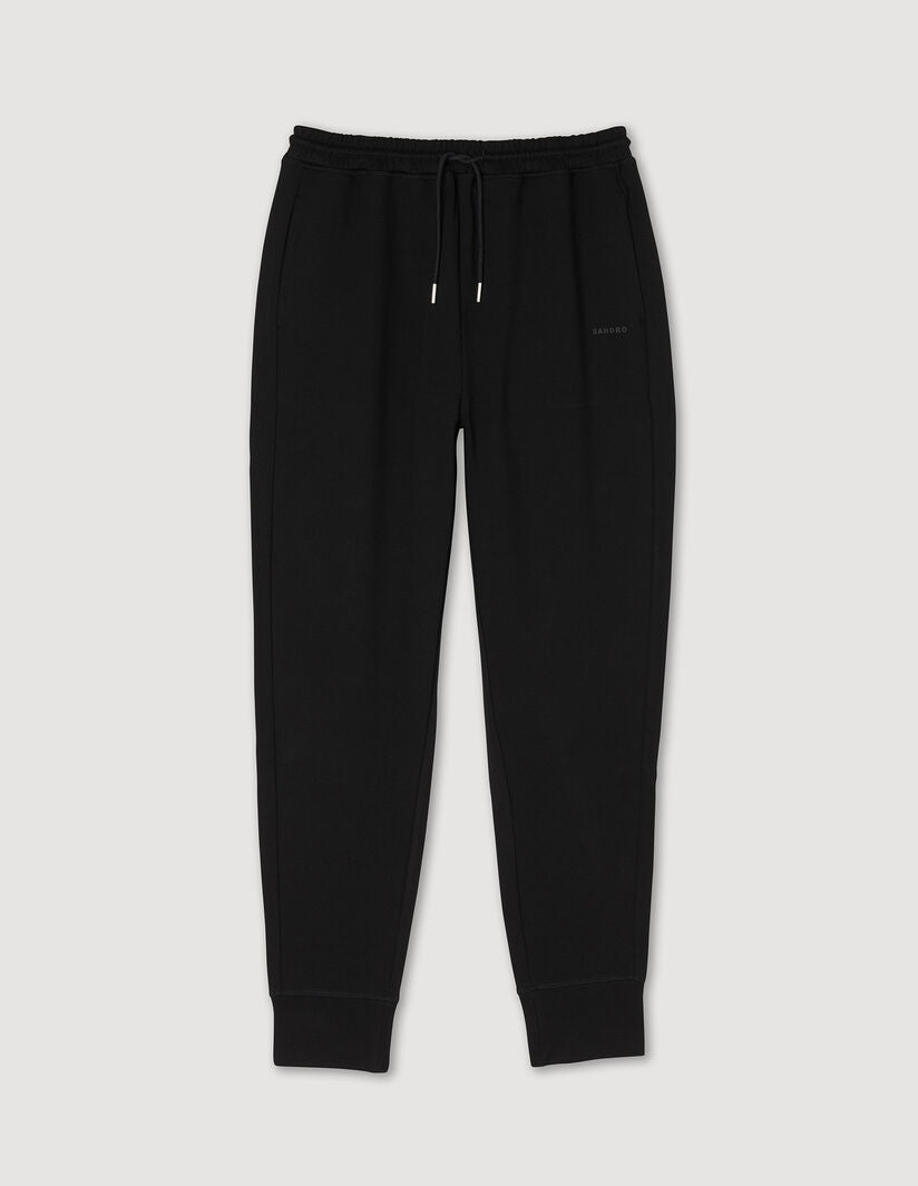 Knitted Jogging Bottoms Black