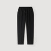 Jersey Pli  Elastic waist Trousers Black