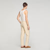 Jersey Pli Elasticated Straight-Leg Trousers Oats