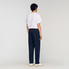 Sandro Logo Jogging Cotton Jogging Bottoms Navy Blue