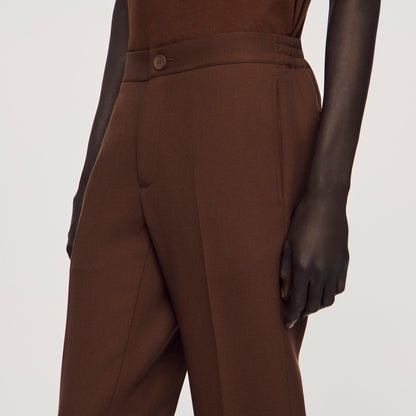 Jersey Jersey Trousers COGNAC