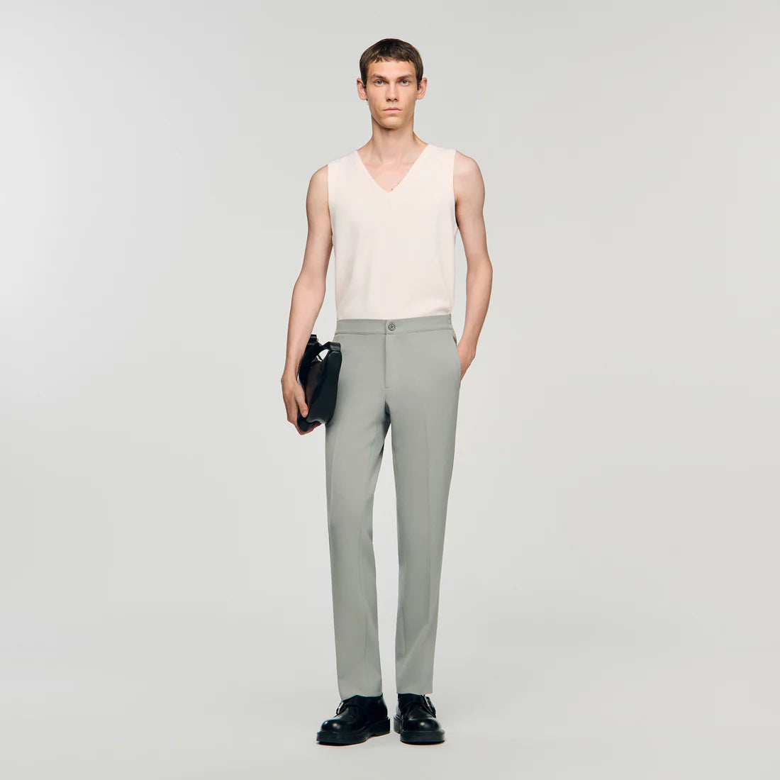 Jersey Trousers Steel