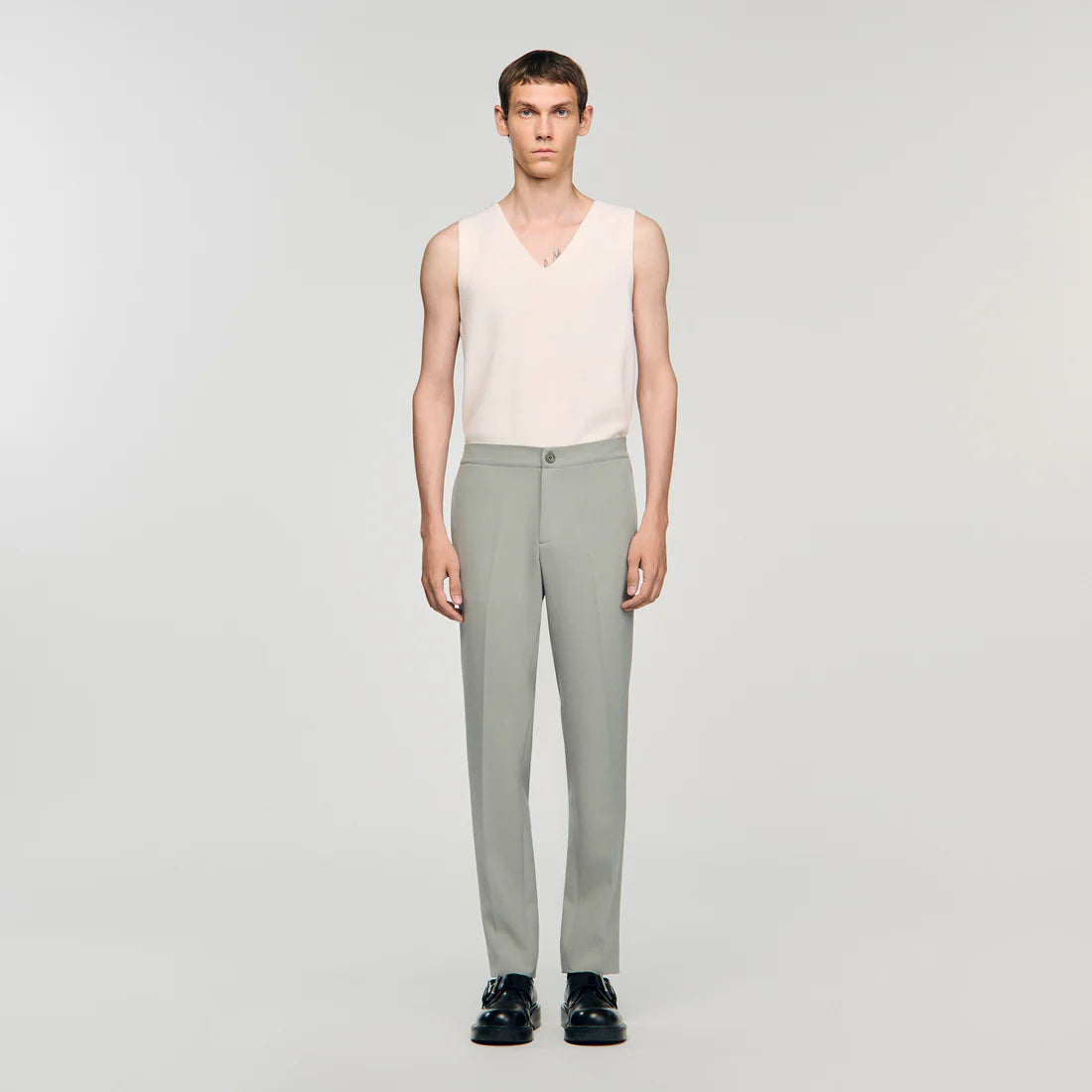 Jersey Trousers Steel