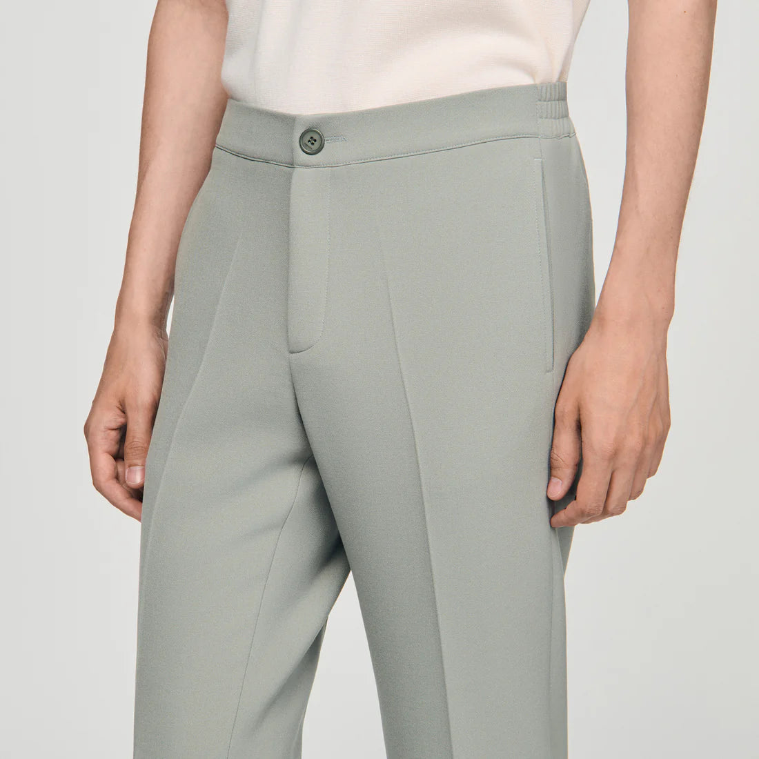 Jersey Trousers Steel