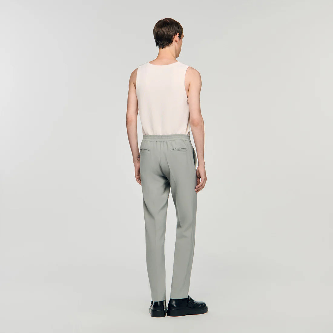 Jersey Trousers Steel