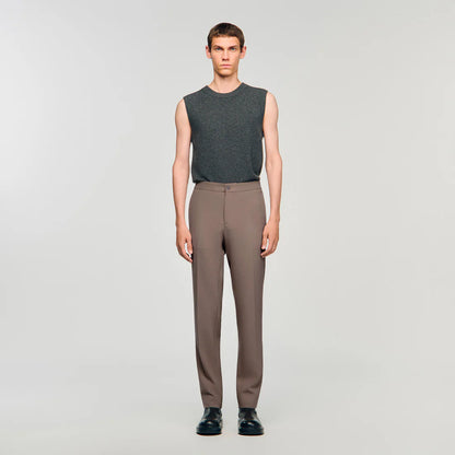 Jersey Trousers Light Taupe
