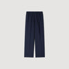 Large Jersey Wide-Leg Trousers Navy Blue