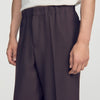 Large Jersey Wide-leg trousers Dark Taupe