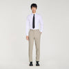 Formal Wool Suit Trousers ALUMINUM