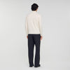 Zip Sweater Wool Jumper With Zip Collar Off White