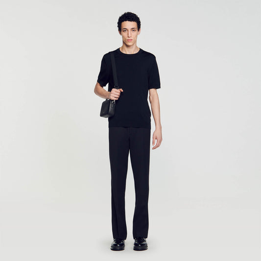 Knitted T-Shirt Black