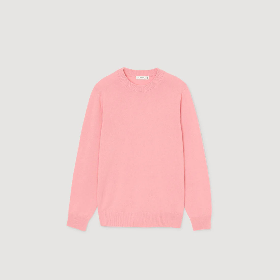 Crewneck Cashmere Sweater Baby Pink