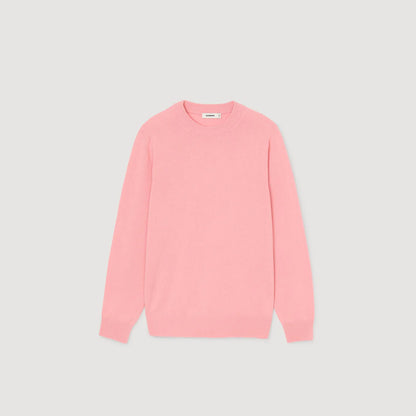 Crewneck Cashmere Sweater Baby Pink