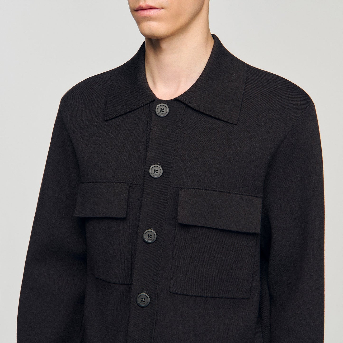 Home Cardigan Knit Jacket Chocolate