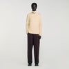 Yak Wool And Cashmere Turtleneck Jumper Beige