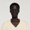 Riccardo Polo Stretch Knit Polo Shirt ECRU
