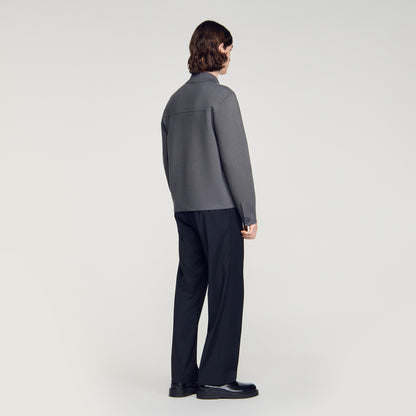 Home Cardigan Milano Knit Jacket Dark Grey