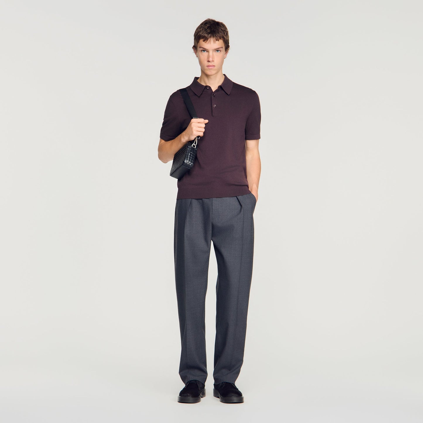 Pablo Cotton  Knit Jumper Chocolate