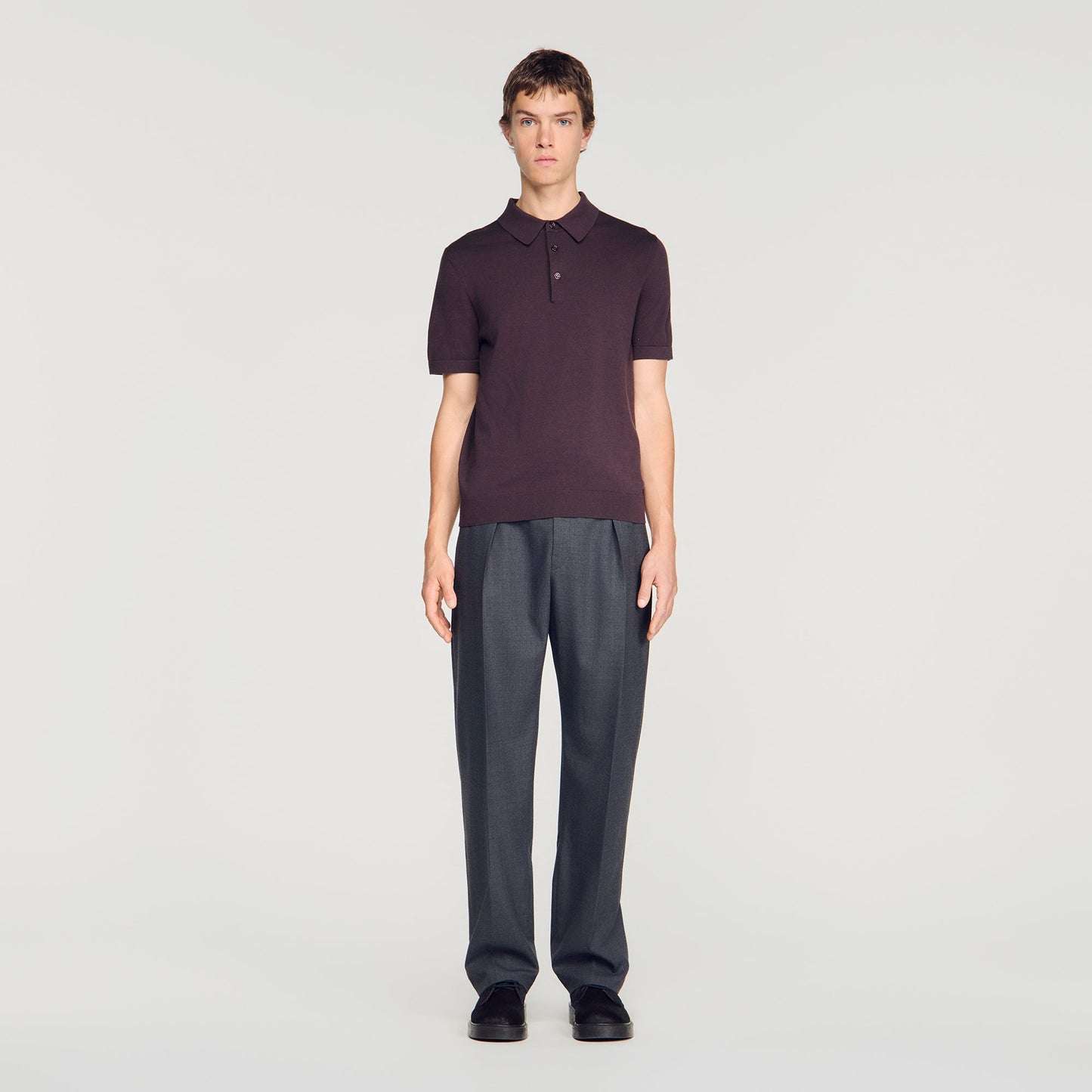 Pablo Cotton  Knit Jumper Chocolate