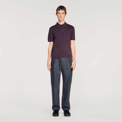Pablo Cotton  Knit Jumper Chocolate