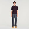 Sponge Polo  Knit Jumper Chocolate