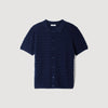 Sponge Shirt Mc  Knit Jumper Navy Blue