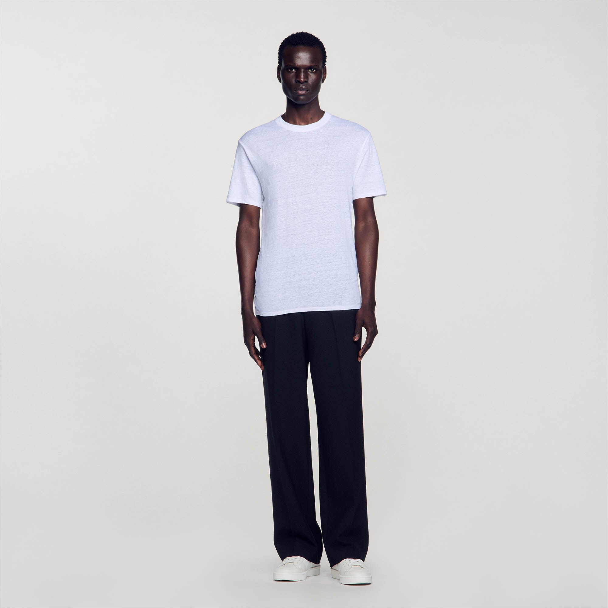 Linen T-Shirt white