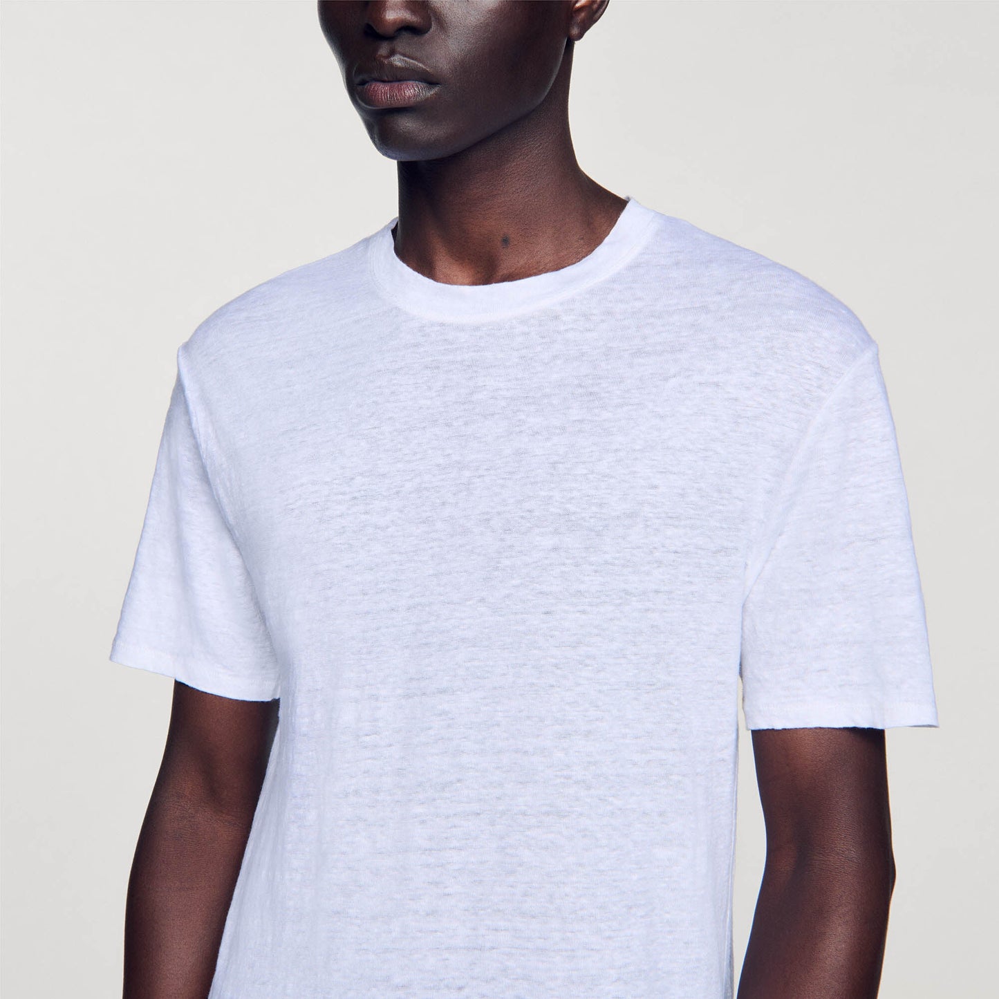 Linen T-Shirt white