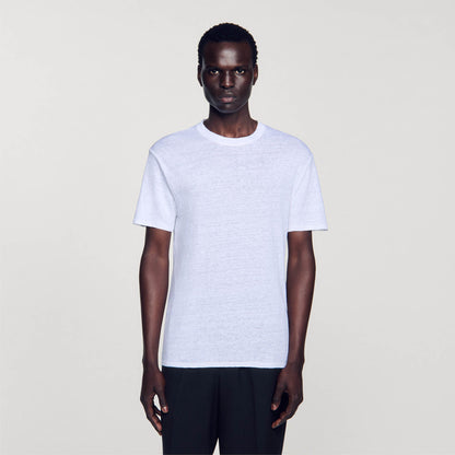 Linen T-Shirt white