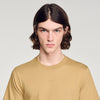 Sandro Logo Tee Cotton T-Shirt Beige