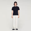 Sandro Logo Tee Cotton T-Shirt Black