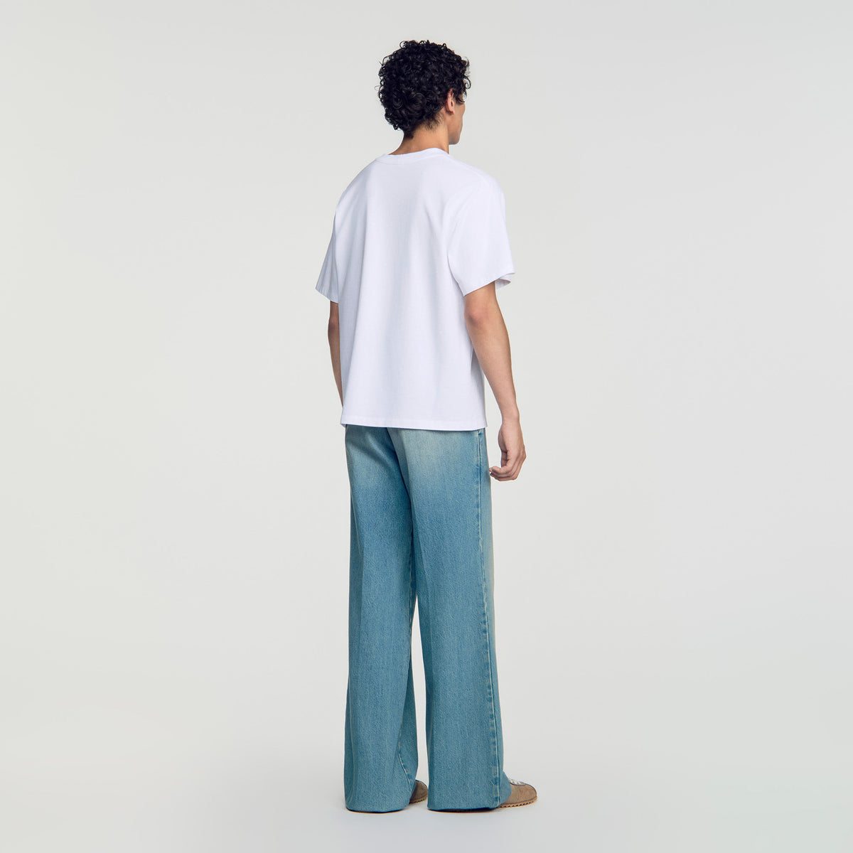 Oversize Sandro Tee Oversized T-shirt White