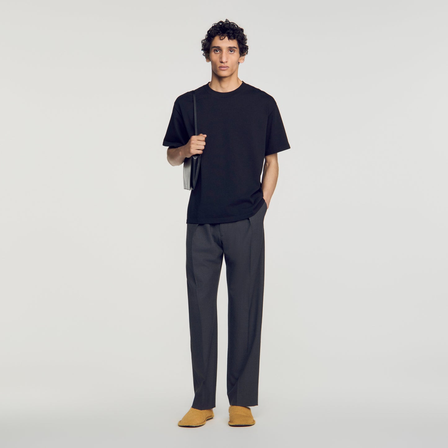 Oversize Sandro Tee Oversized T-shirt Black