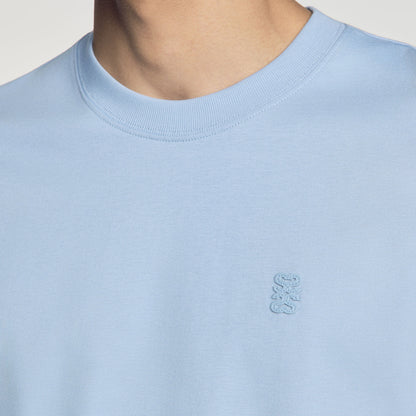 Tshirt Tonal Patch 4S  T-shirt Blue Grey