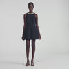 Santaluna Short dress with jewel detail Black
