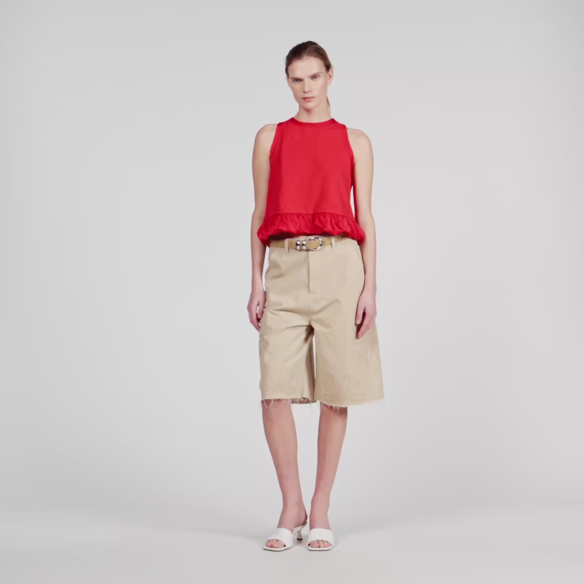Tulipa Ruffle Top Red