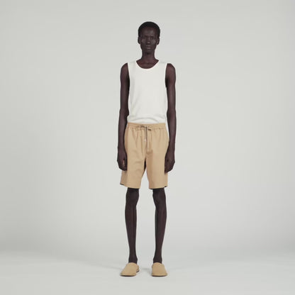 New Gamma Cotton Shorts Beige
