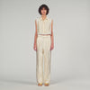 Myrel Satin Trousers Cream