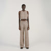 Javier Tweed Vest Brown