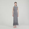 Venus Knit Maxi Dress With Studs Grey