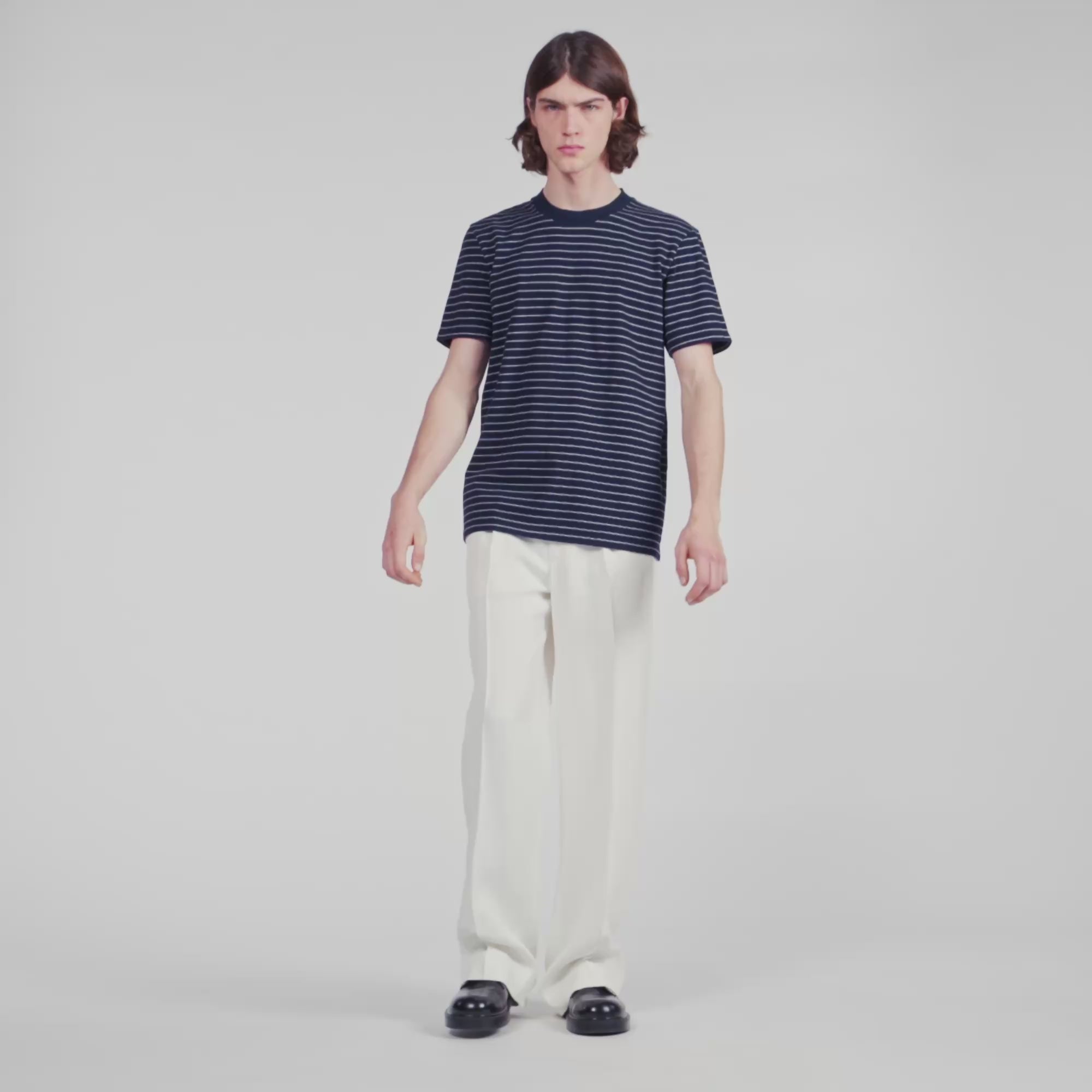 Sailor Tshirt Striped T-Shirt Marine / Blanc