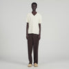 Riccardo Polo Stretch Knit Polo Shirt ECRU