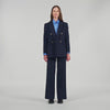 Theane Pinstripe jacket Navy Blue