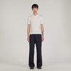 Pablo Short-Sleeve Knitted Polo Shirt White