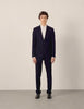 Classic Wool Suit Jacket Navy Blue