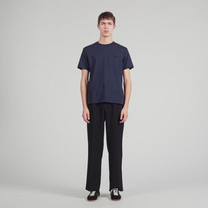 Retro Ss Classic Tee T-Shirt With Double S Patch Navy Blue