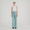 Eliam Faded High-Rise Wide-Leg Jeans Blue Jean